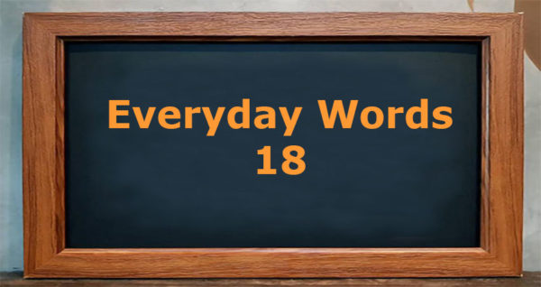 Everyday words 18