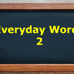 Everyday words 2
